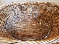 Large Vintage Basket, Blanket Storage