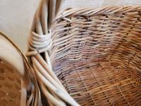 Large Vintage Basket, Blanket Storage