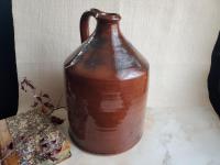 Redware Jug with Spangled Decoration