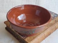 Redware 5 inch Bowl with Spangles
