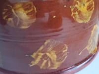 Redware Large Covered Serving Dish