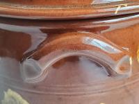 Redware Large Covered Serving Dish