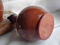 Redware Soap/Lotion Dispenser Bottle with Spangles