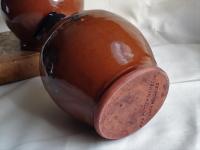 Redware Soap/Lotion Dispenser Bottle with Spangles