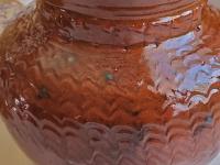 Redware Pitcher with Incised Decoration