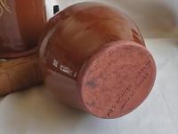 Redware Soap/Lotion Dispenser Bottle with Spangles