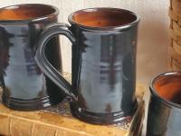 Redware 12 oz. Mug with Black Glaze