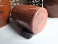 Antiqued Redware Bottle and Stopper, Wheel-Thrown with Incised Pattern