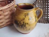 Redware Pitcher with Spangles