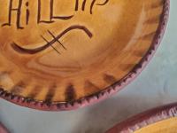 Redware 7 in. Plate, "Bunker Hill 1775"