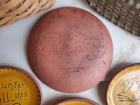 Redware 9 in. Plate, "1776-1781 Liberty"