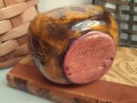 Redware Bottle with Sgraffito Decoration