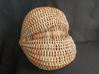 Primitive Woven Melon Basket, Egg Basket