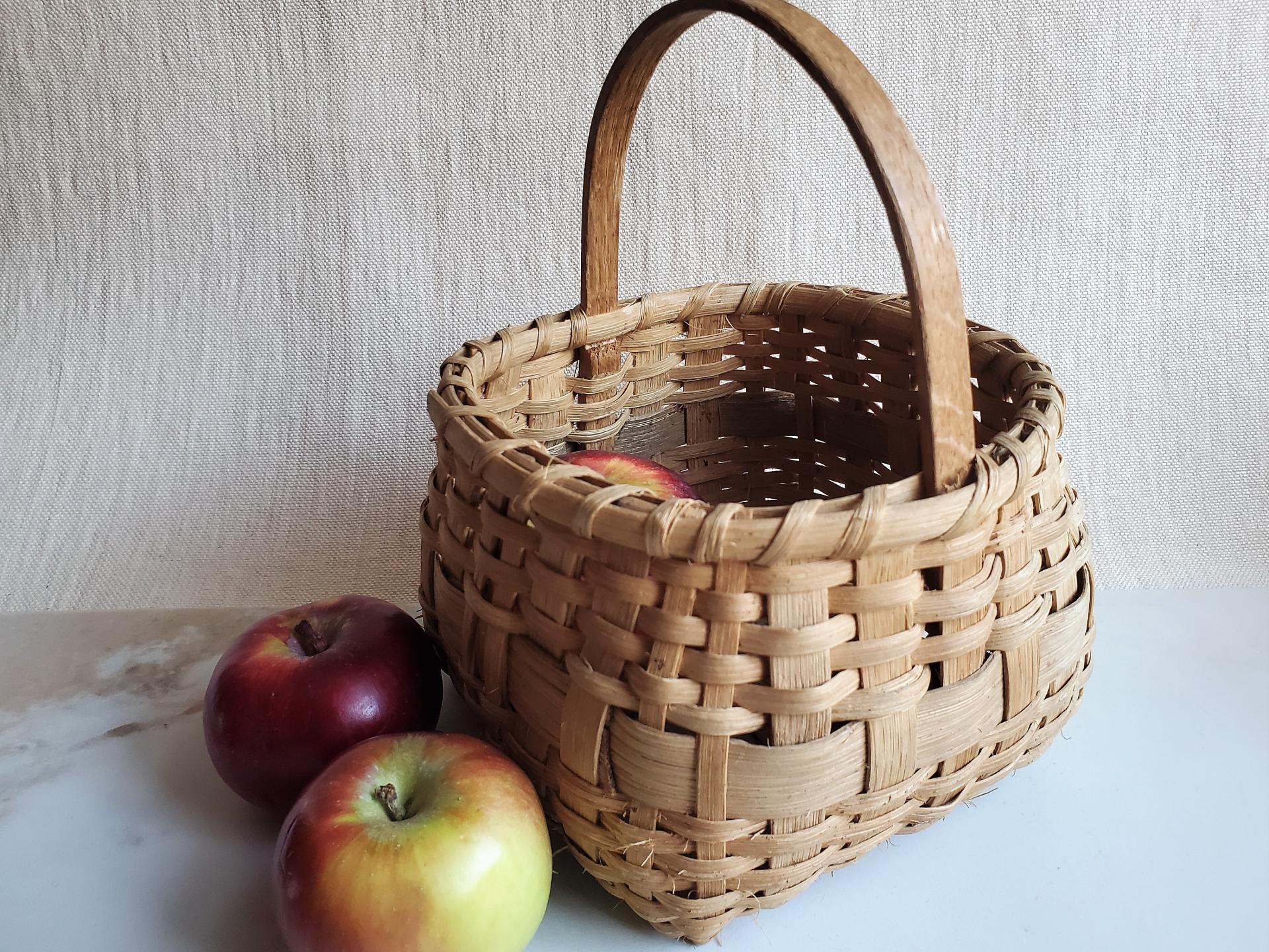 Berry Basket, Hand Woven Ash Splint