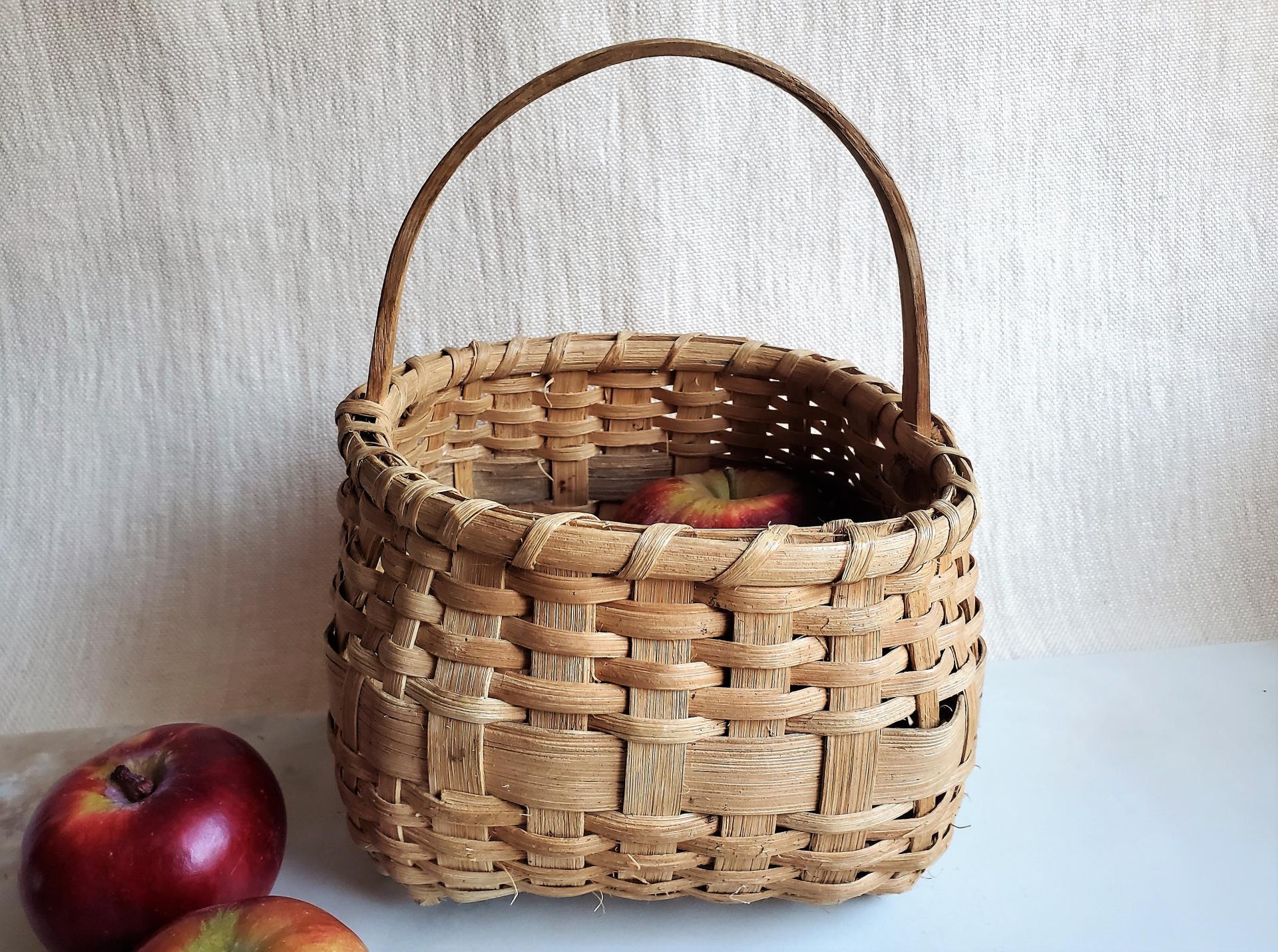 Berry Basket, Hand Woven Ash Splint