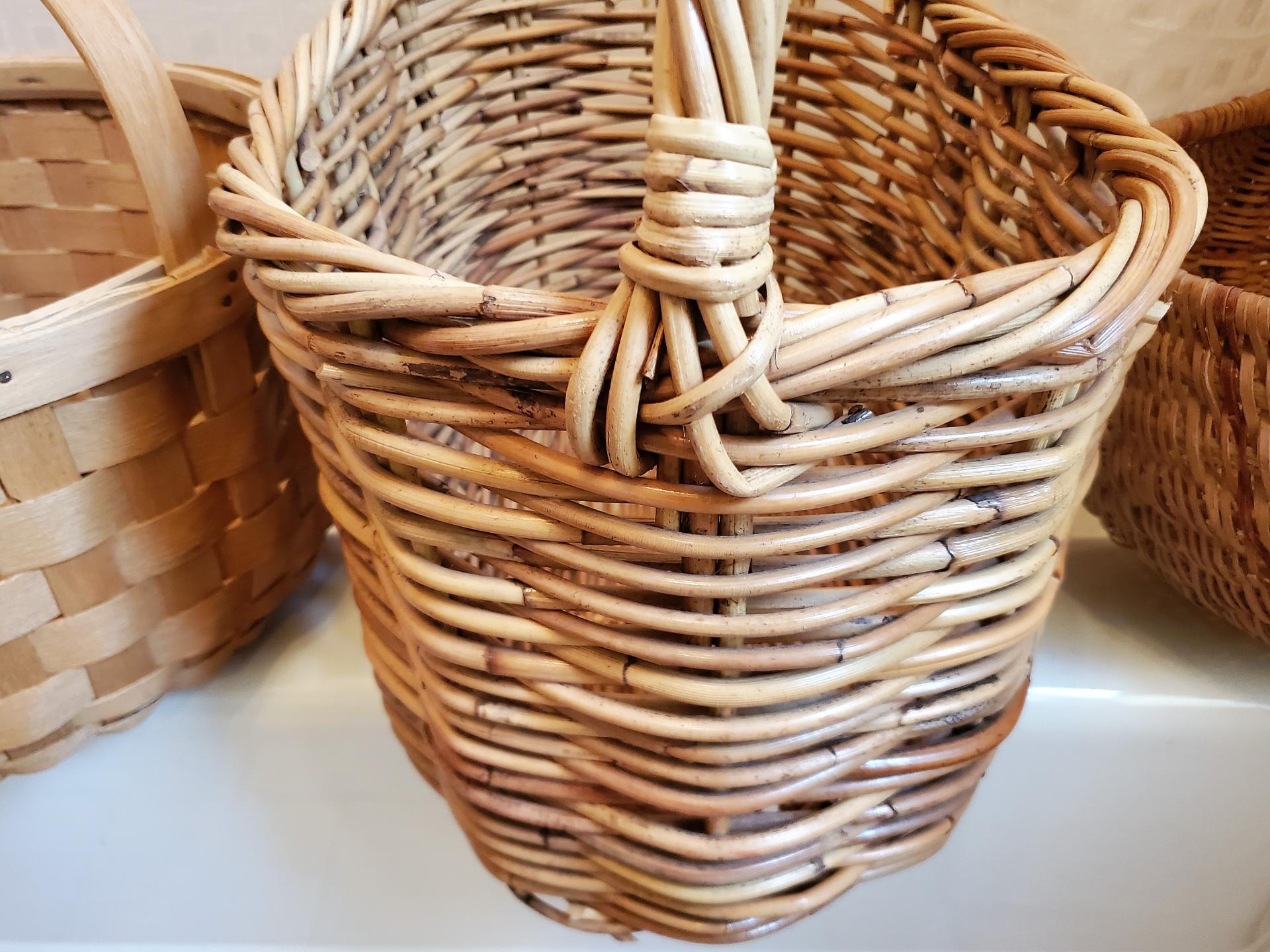 Rustic Farmhouse Vintage Basket, Huge, Perfect for Pillows, Blankets, and More!