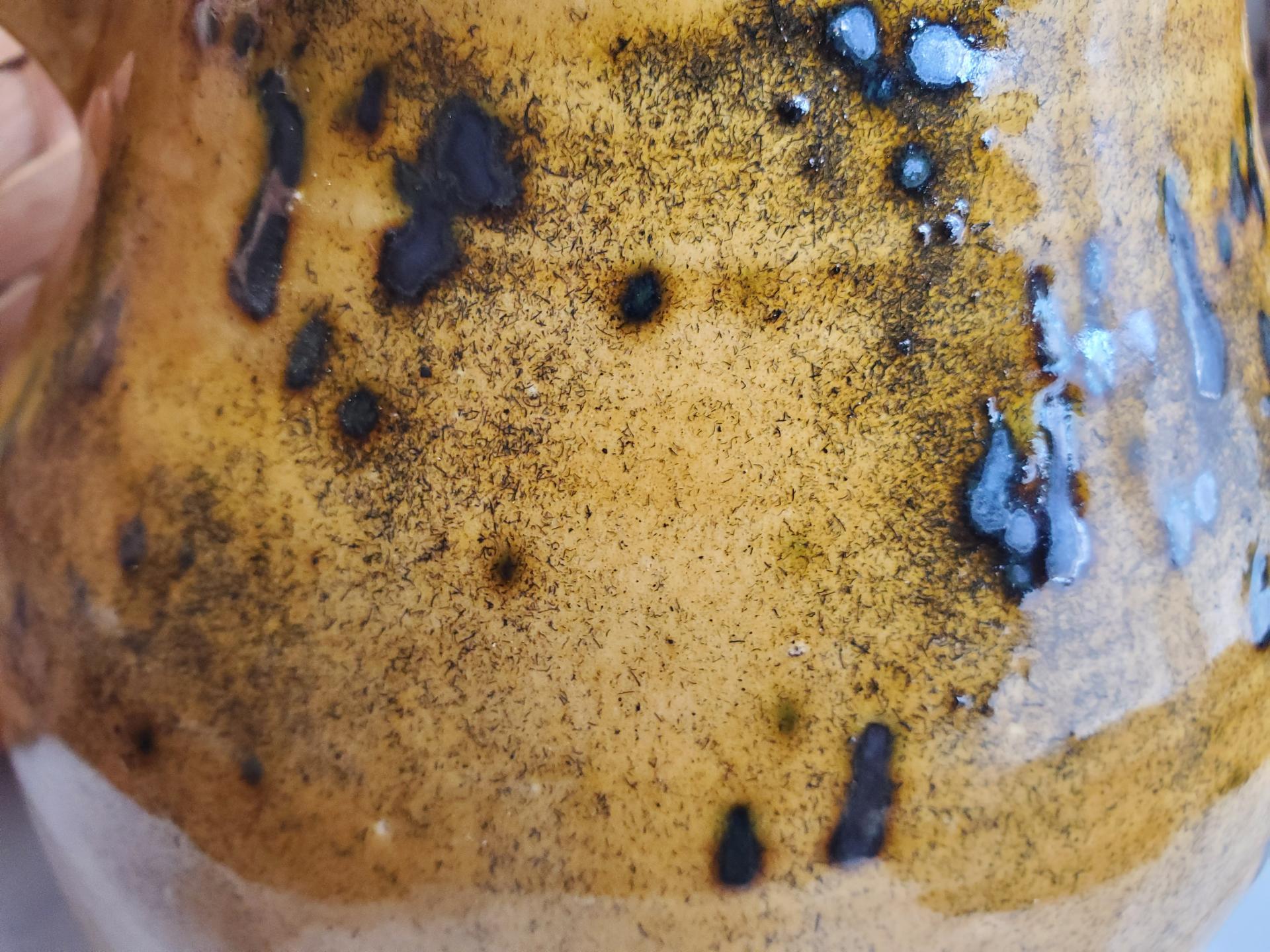 Redware Pitcher with Spangles