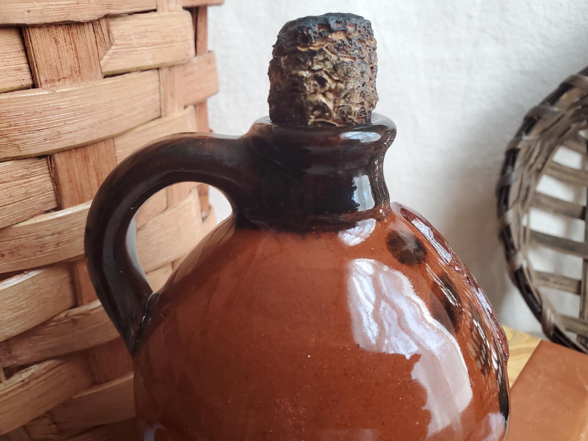 Redware George Washington Mini Cider Jug