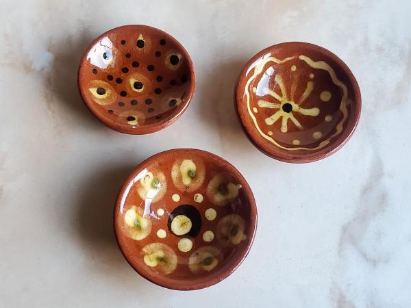 Redware Miniature Bowls
