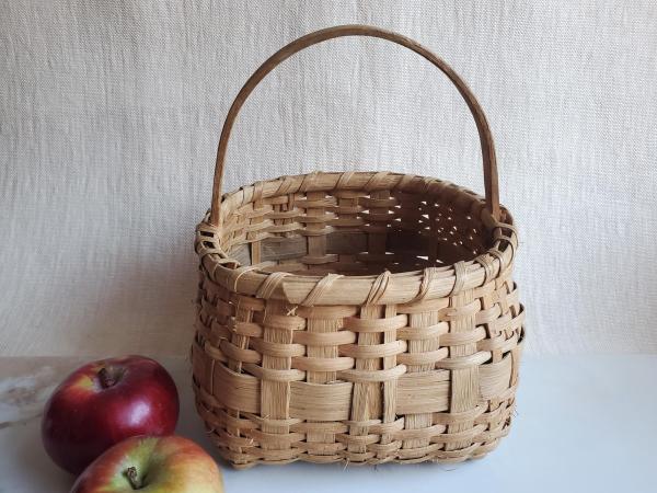 Berry Basket, Hand Woven Ash Splint