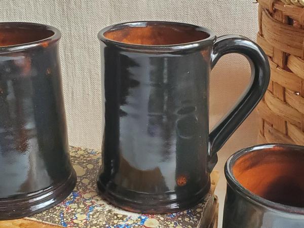 Redware 12 oz. Mug with Black Glaze